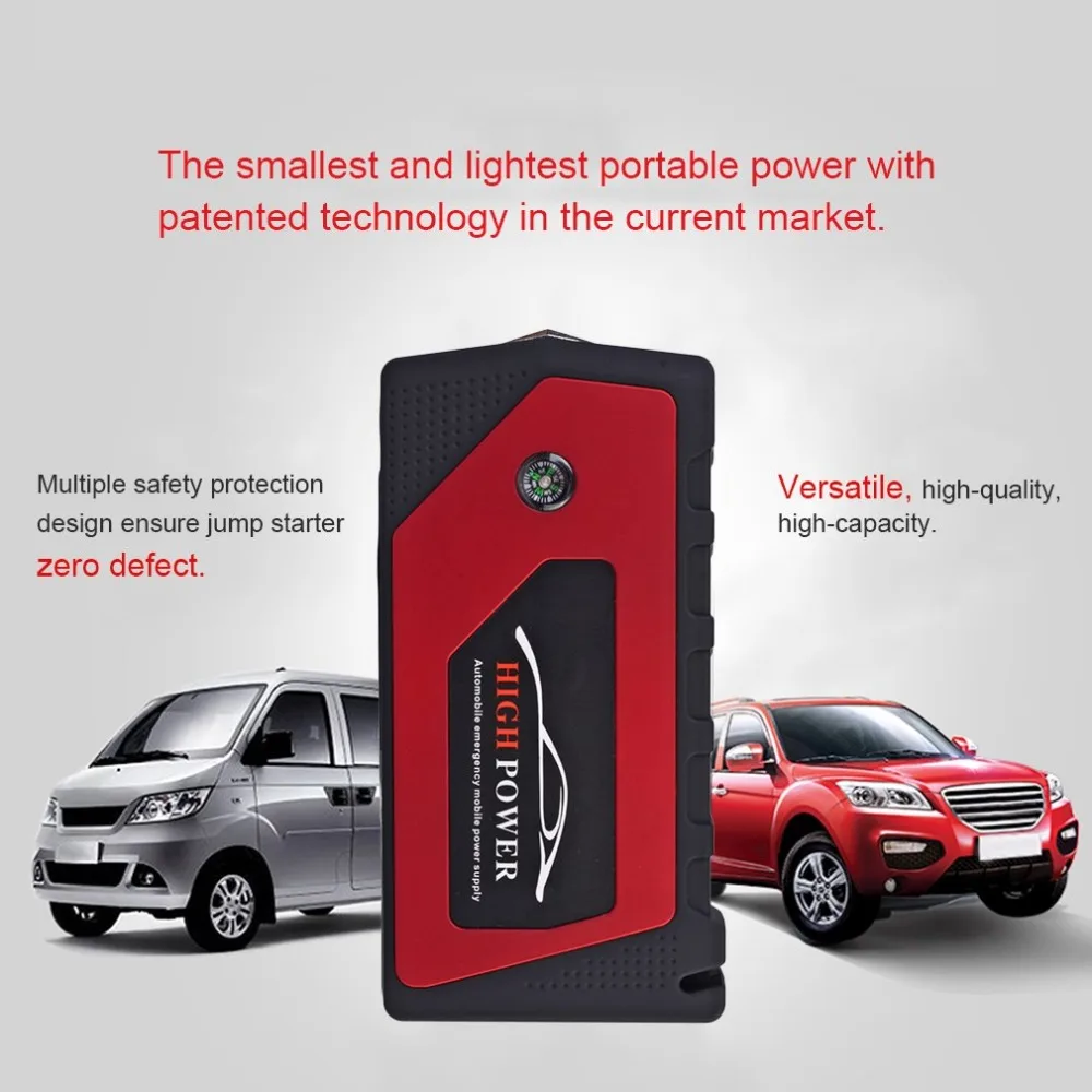 

General 12V 89800mah Multi-Function Car Charger Battery Jump Starter 4USB LED Light Auto Emergency Mobile Power Bank Tool Kit