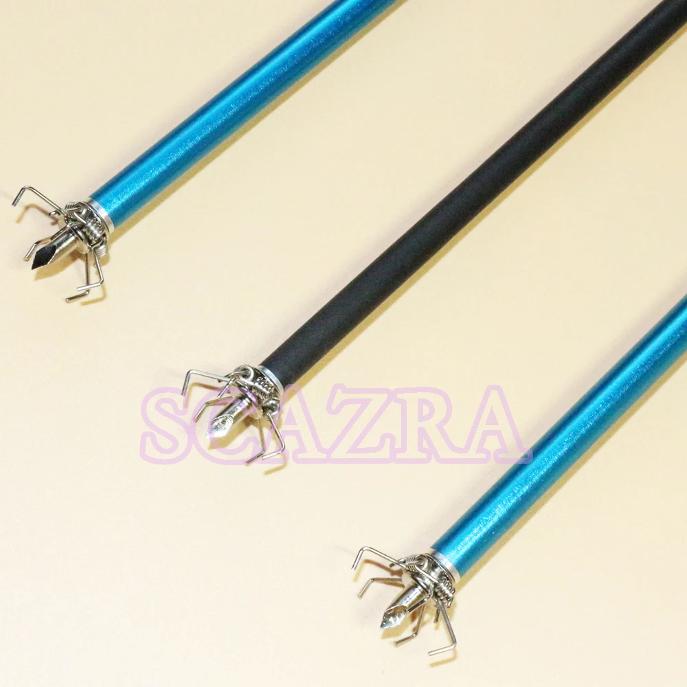 50 шт. 100 зерна Охота стрелки Broadheads стрел Сталь лапа точки серебро Цвет|hunting arrow