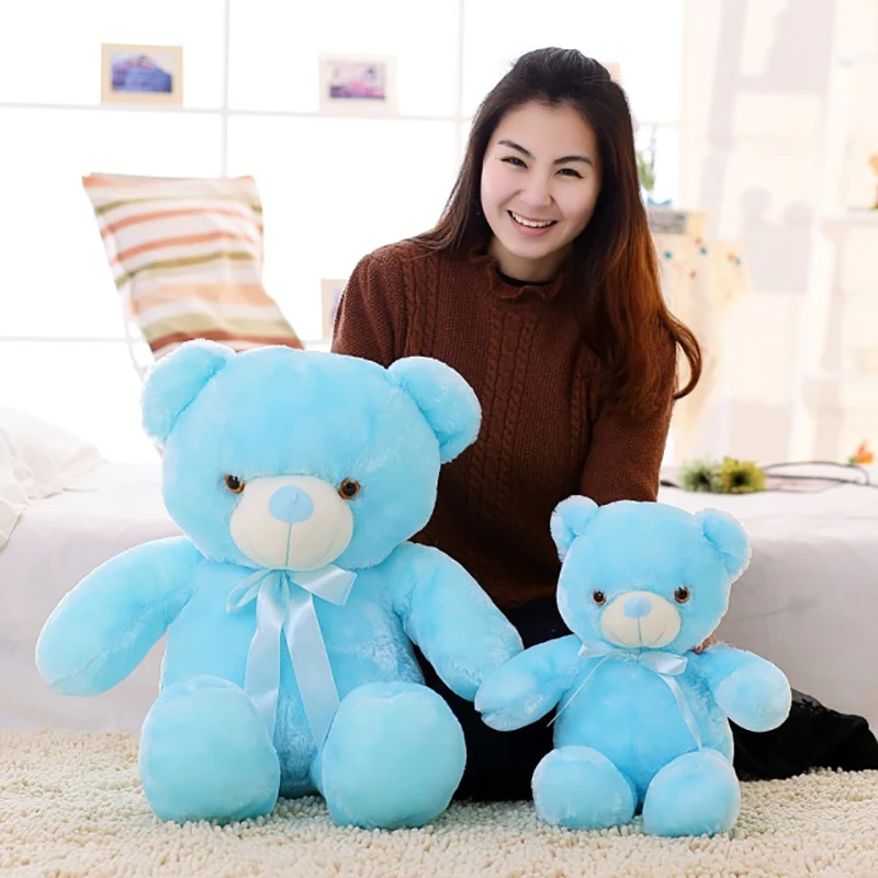 1pc Big Light Up LED Teddy Bear Plush Toy Colorful Stuffed Animals Glowing Luminous Bears Dolls Pillow Gifts for Kids Girls 6 1pc Big Light Up LED Teddy Bear Plush Toy Colorful Stuffed Animals Glowing Luminous Bears Dolls Pillow Gifts for Kids Girls 6