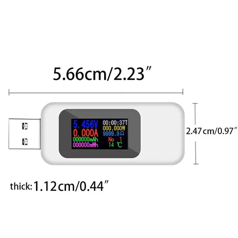 USB OLED измеритель напряжения тока измеритель мощности измерения тока бытовой тестер er точный прибор для электроприборов