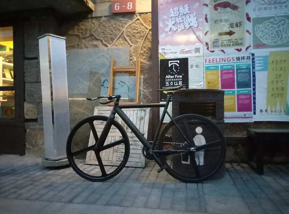 Flash Deal fixie Bicycle 58cm frame DIY Muscular frame Road Bike 700C Magnesium Alloy wheel Fixed gear bike 1 Flash Deal fixie Bicycle 58cm frame DIY Muscular frame Road Bike 700C Magnesium Alloy wheel Fixed gear bike 1