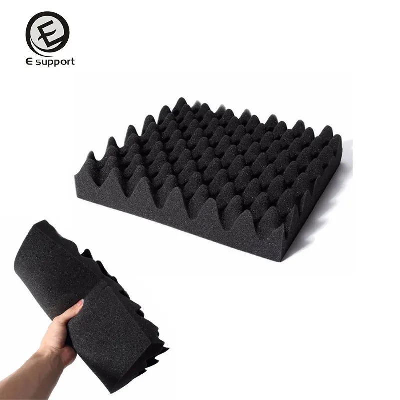 

EE support 10Pcs 30X30X2cm Car KTV Acoustic Foam Soundproofing Sound Proofing Absorption Egg Studio Deadening Insulation Sales
