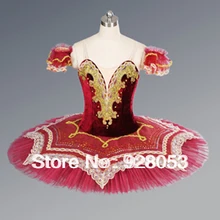 Взрослых Балетные костюмы юбка-пачка; Профессиональные балерины Платья для женщин; классическая Балетные костюмы пачка для Обувь для девочек; танцевальные костюмы; красная пачка at0045