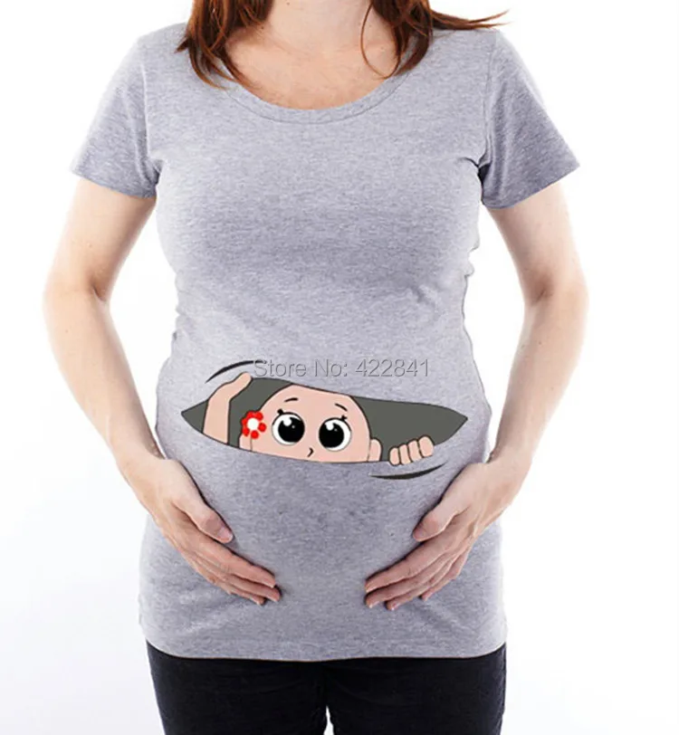 baby peeking t shirt