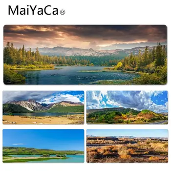

MaiYaCa Your Own Mats Beautiful Natural Scenery Durable Rubber Mouse Mat Pad Size for 30x90cm 40x90cm Rubber Rectangle Mousemats
