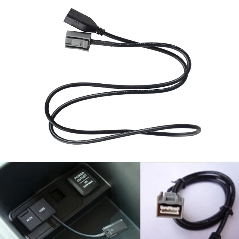 Автомобиль USB Кабель адаптер AUX шнур MP3 cd чейнджер для Honda Mitsubishi 2009 вперед аудио