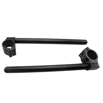 

Black Universal Motorcycle Clip On ClipOns Handlebars Handle Bar 31/33/35/36/37/38/39/40/41/43/45/46/48/50/51/52/53/54/55mm