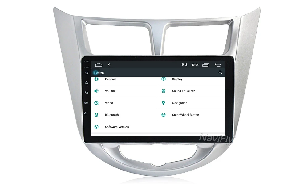 Excellent NaviFly Car Radio Multimedia no 2 din android Video Player Navigation GPS For Solaris 1 2 Hyundai Accent Verna Sedan 16