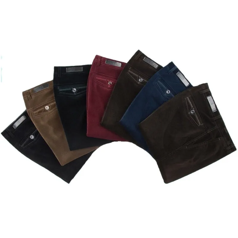 

Spring Autumn man straight Slim pants corduroy trousers mens more color gentlemen quality casual fashion leisure personal pant