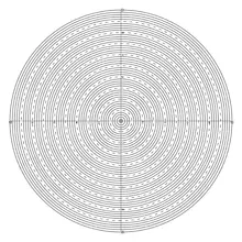 20 мм/24 мм дел = 0,1 концентрические круги окуляр микроскопа микрометр калибровочный слайд аксессуары с крестом сетки калибровки