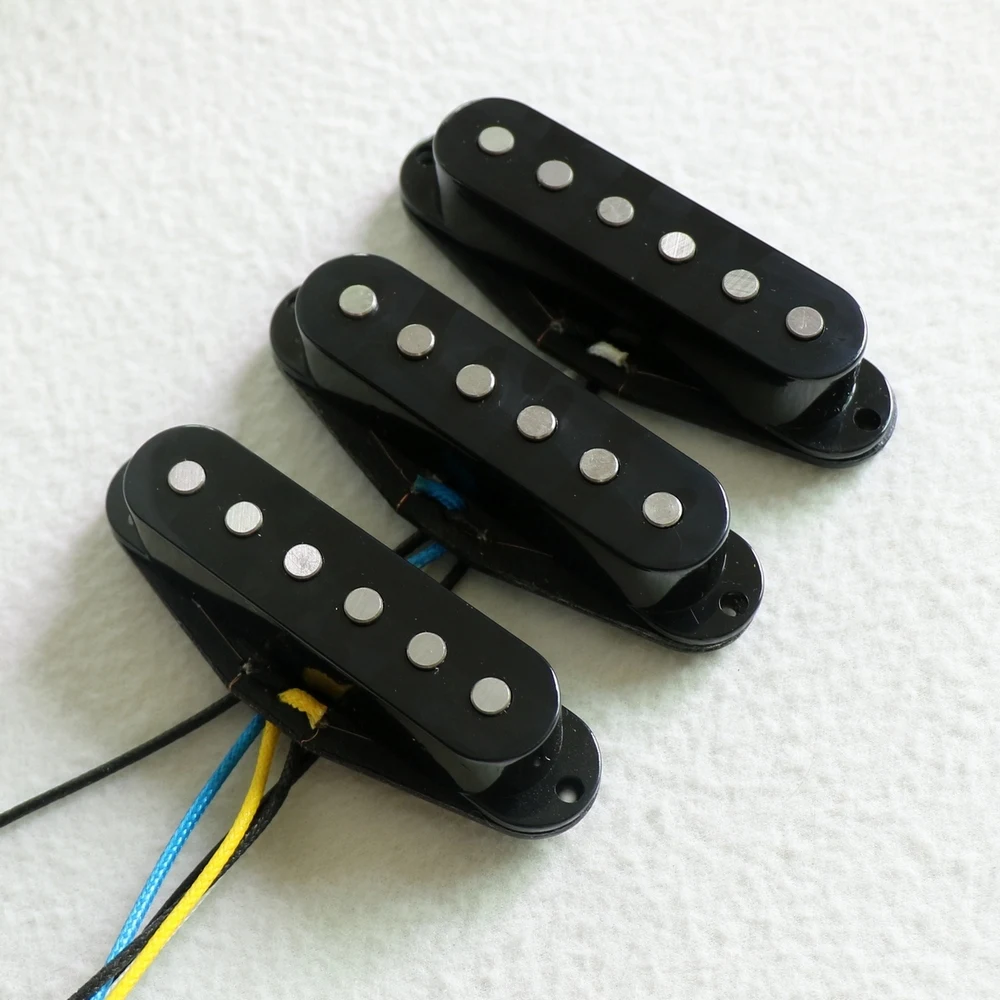 

Free Shipping A Set High Output vintage single coil guitar pickups 60's style Alnico 5 electric guitar pickups