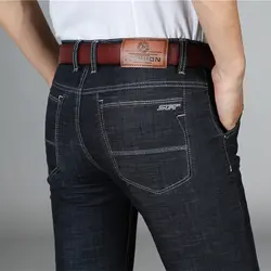 Джинсы Homme байкерские джинсы Spijkerbroeken Heren Peto Vaquero Hombre мужские брюки Masculina Marque De Luxe мужские высокого качества тонкие