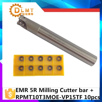 

EMR C20 5R20 150 EMR C25 5R25 150 2T +10Psc RPMT10T3 Indexable Shoulder End Mill Arbor Cutting Tools, Milling Cutter Holder