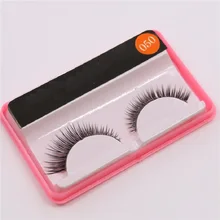 050 ten pairs of dress thick slim mascara handmade natural bare makeup false eyelashes factory direct +