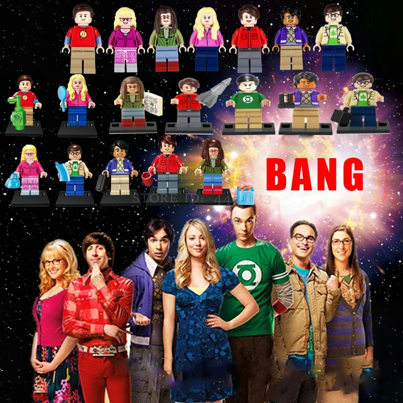 

Movie Figures Toys TBBT Bang TV Sheldon Amy Leonard Penny Rajesh Howard Bernadette Blocks Toy story 4 Woody Avengers SpiderMan
