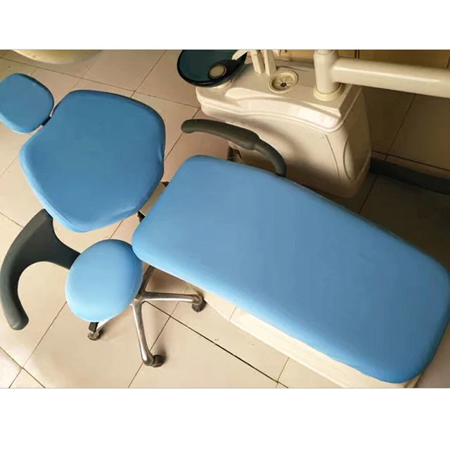 1 Set Dental PU Leather Unit Dental Chair Seat Cover Chair Cover