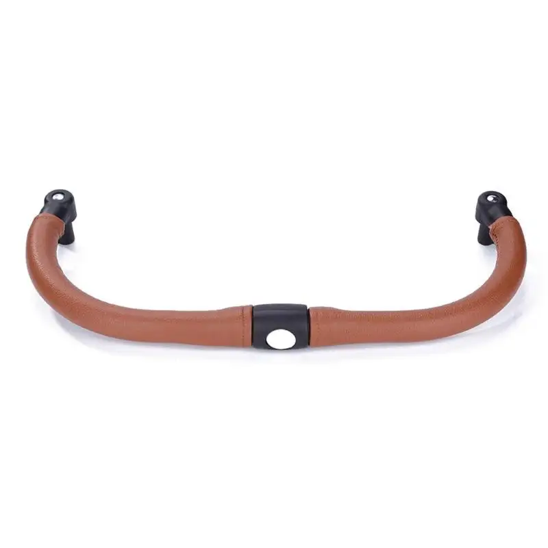 Baby Stroller Accessory Pram Handrails Leather Baby Carriage Armrest