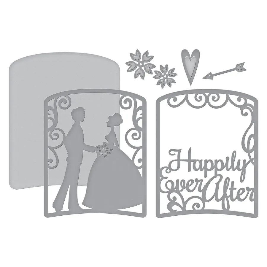  Ufurty Wedding Invitation Cards Frame Stitch Metal Cutting Dies New 2018 Craft Christmas Dies Scrap - 32950329920