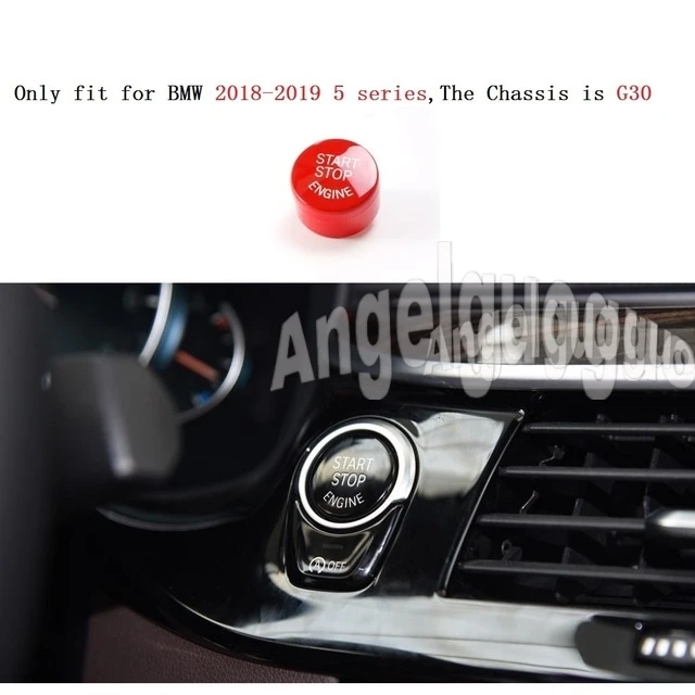 Angelguoguo кнопка запуска и остановки двигателя автомобиля для BMW 2018-2019 5 серии G30 |