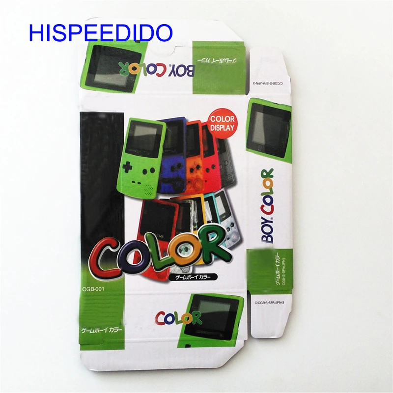 10 шт./лот hisedido для игровой консоли GBC новая упаковочная коробка приставки Gameboy