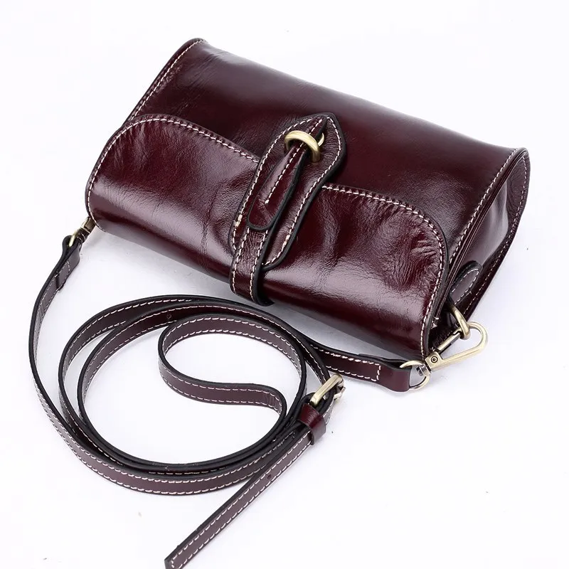 

RanHuang New 2018 Women Genuine Leather Shoulder Bags Small Messenger Bags Vintage Handbags Cow Leather Female Crossbody Bags