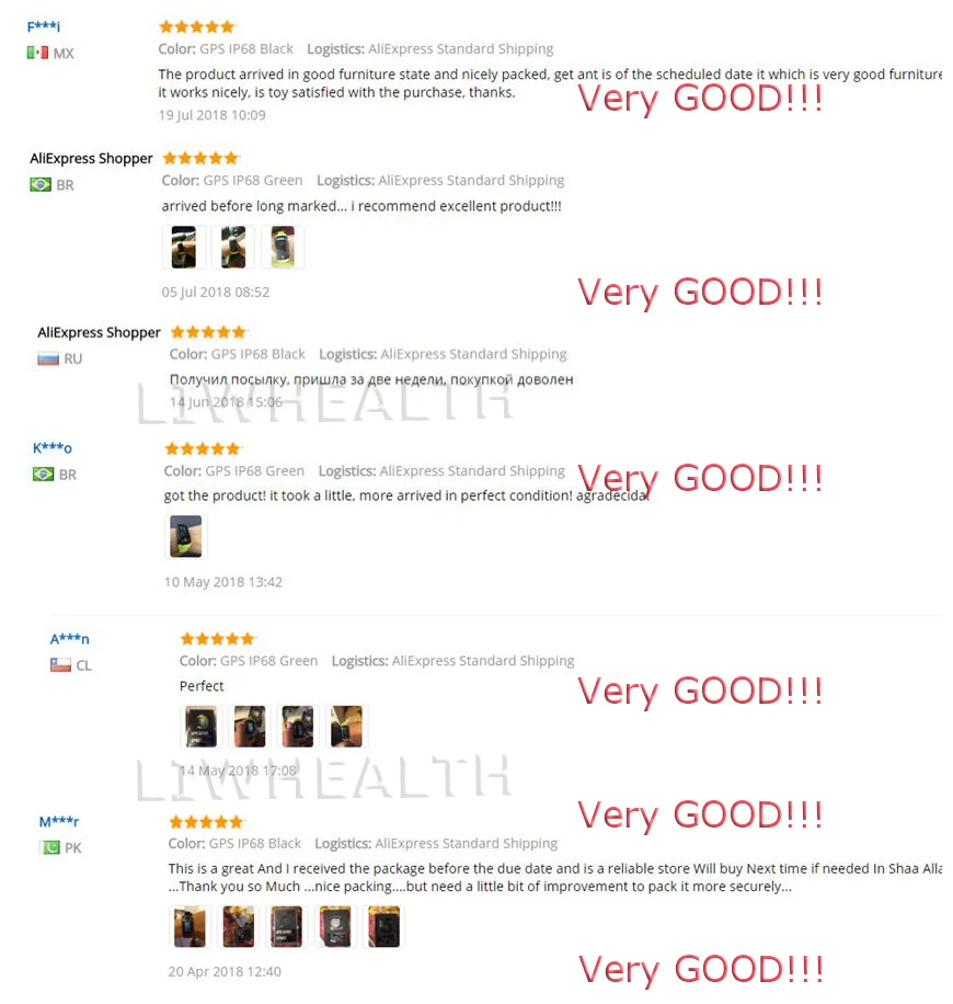 s908 gps watch good feedback