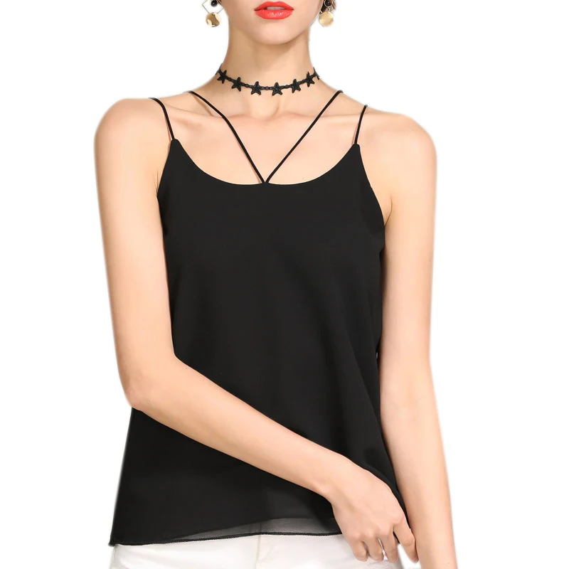 

Ladies Causal Off Shoulder Two layers Shirts Women's White Chiffon Blouses Summer Tops Camisas Female Bluas Blouse Women Shirt