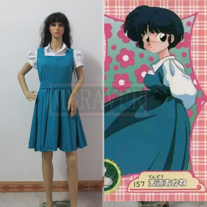 Бесплатная доставка! Ranma 1/2 Tendou Akane косплей костюм!|cosplay costume naruto|costume earingscosplay dress |