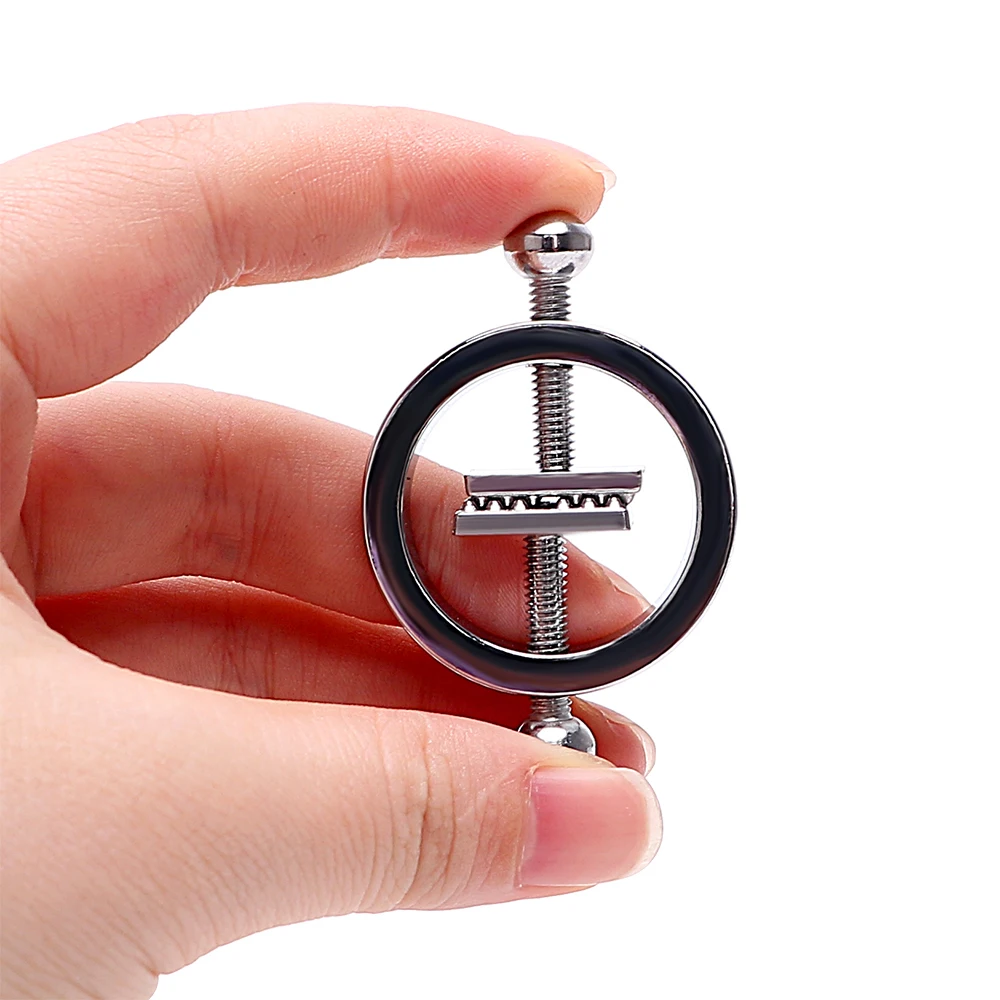 1 Pair Nipple Clamps Breast Clips SM Products Sex Toys for Couple Women Nipple Stimulator Adult Games Stainless Steel
