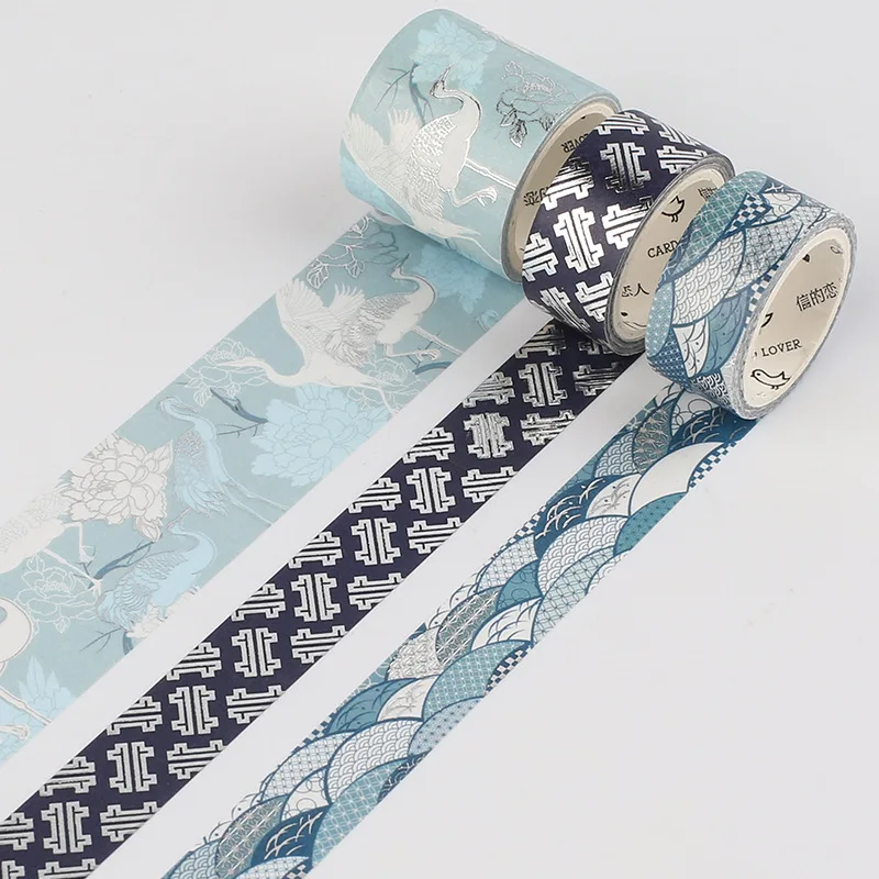 

Japan Fashion Masking Tape Floral Washi Tape Set 15mm/30mm*3M