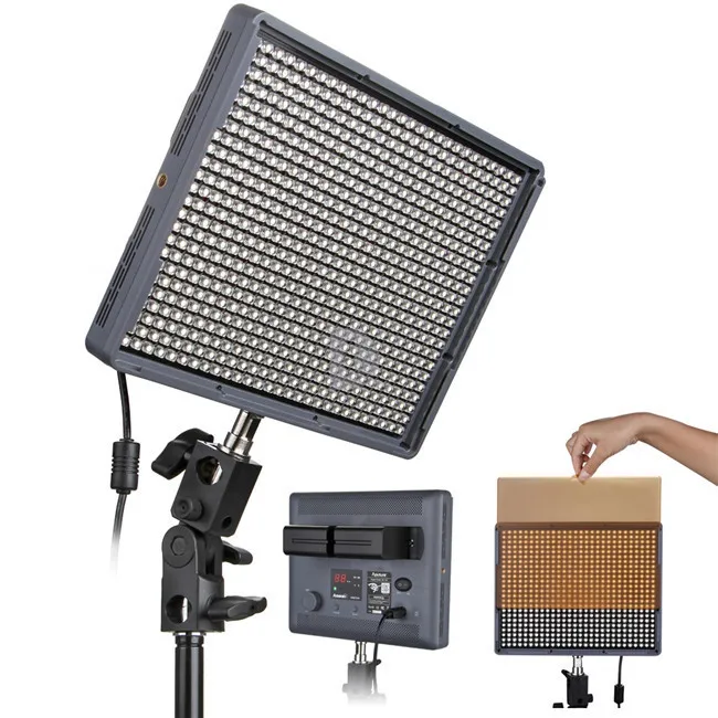 Aputure Amaran HR672W CRI 95+ 672 шт светодиодный видео светильник Панель с батареей 3200 K-5500 K беспроводной пульт дистанционного управления для Canon Nikon DSLR камеры