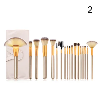 

Multifunctional Makeup Brush Champagne Color Handle Cosmetics Brush Set 789