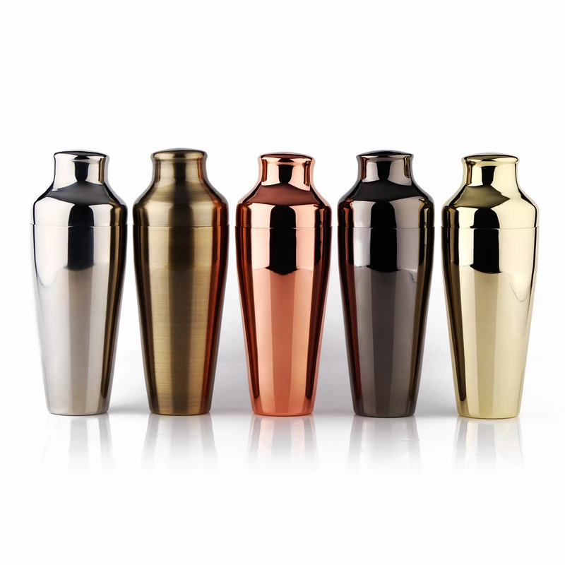 

Premium Parisian Cocktail Shaker, Copper / Gold / Black / Bronze & Mirror Finish Shaker, 18-8 Stainless Steel Barware / Tools