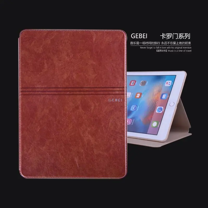 

Gebei Kaluomen Smart Case For Apple iPad Mini Pro 9.7 Tablet Case Flip Cover Soft TPU Back Cover case