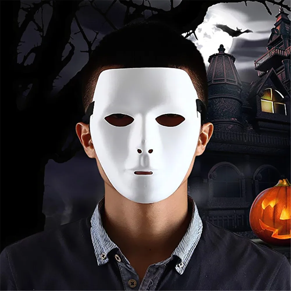 Thick Blank Male The Phantom Mask Full Face Decorating Craft Halloween