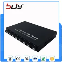 8 Gigabit port 10/100/1000M ethernet port fiber optic gigabit ethernet switch single mode single fiber unmanaged fibra switch