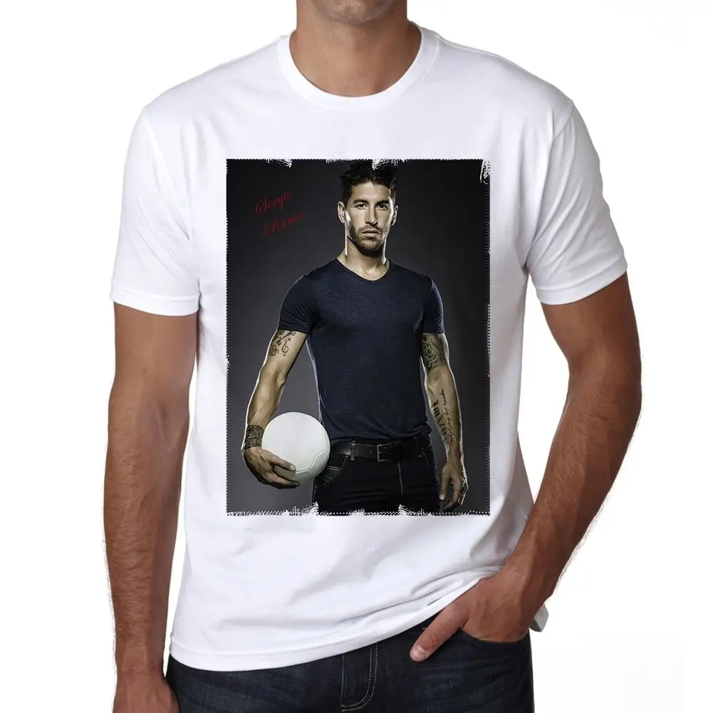 

Sergio Ramos 1 T shirt Homme T-shirt discout hot new fashion top free shipping 2018 officia
