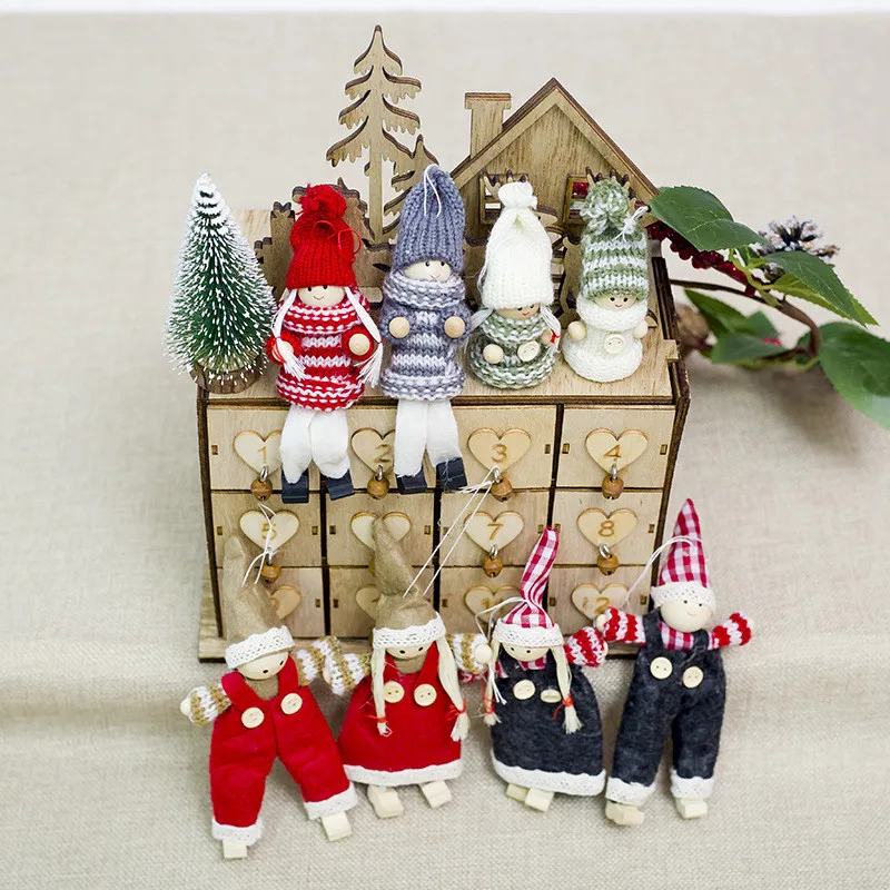 Милый Санта Клаус Снеговик кукла украшения Подвески Рождественская елка висячие украшения домашняя Свадебная Рождественская вечеринка Декор 62351