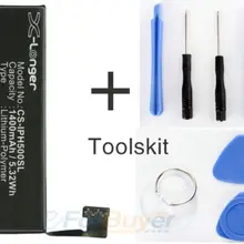 Cameron Sino Toolskits+ 1400 мАч батарея для iPhone 5 16 ГБ Зарядка для iPhone5 32 Гб 64 ГБ