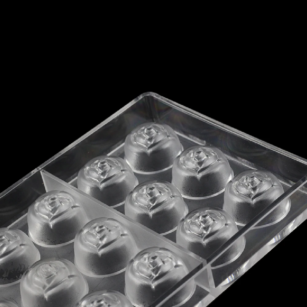 Поликарбонатные 3D формы для шоколада в форме розы, DIY Кондитерские инструменты PC формы для шоколада