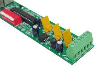 

1 pcs 3 Channel with RJ45 DMX512 LED Decoder led controller for led strip light led lamp Free shipping