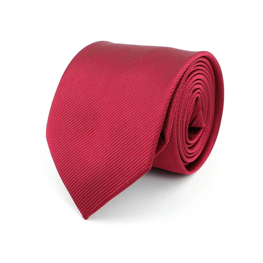 Мужские однотонные классические галстуки формальные Полосатый Бизнес 8 см тонкий галстук для свадебного галстука обтягивающий галстук жениха - Цвет: 1