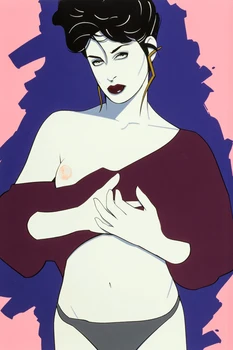 

Pop art poster cartoon poster canvas painting picture scenery prints giant canvas painting nude sexy young lady