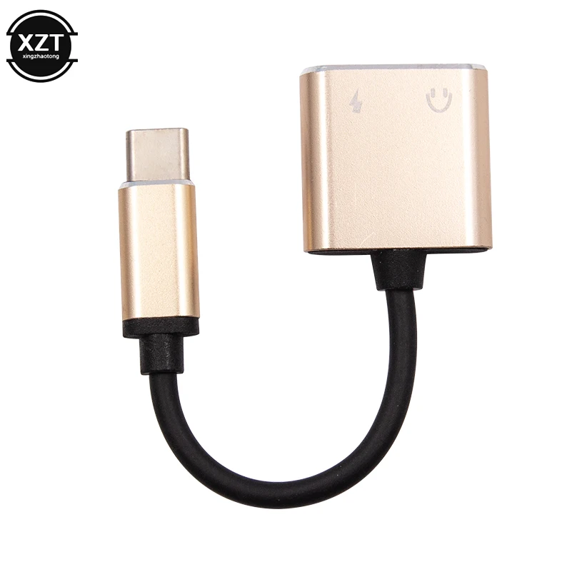 Горячий USB Тип C до 3 5 мм aux адаптер зарядный c jack конвертер для Huawei P20 Xiaomi 6 8|Кабели