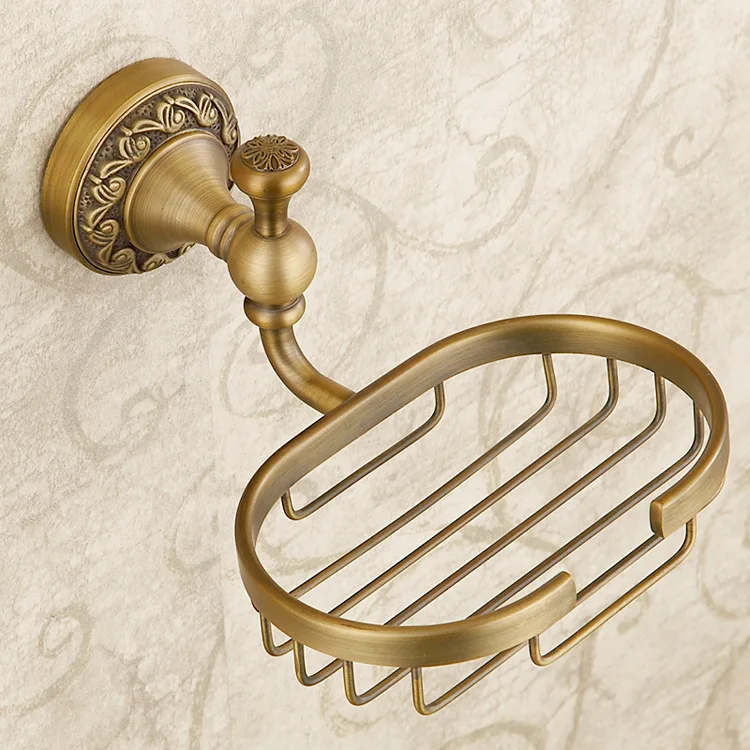 Luxury Classic European Style Soap Dish Wall Mounted Soap Shelf Holder