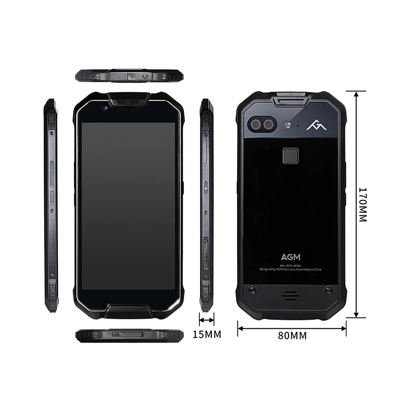 Оригинальный AGM X2 4G LTE водонепроницаемый ударопрочный телефон Восьмиядерный 6 ГБ +