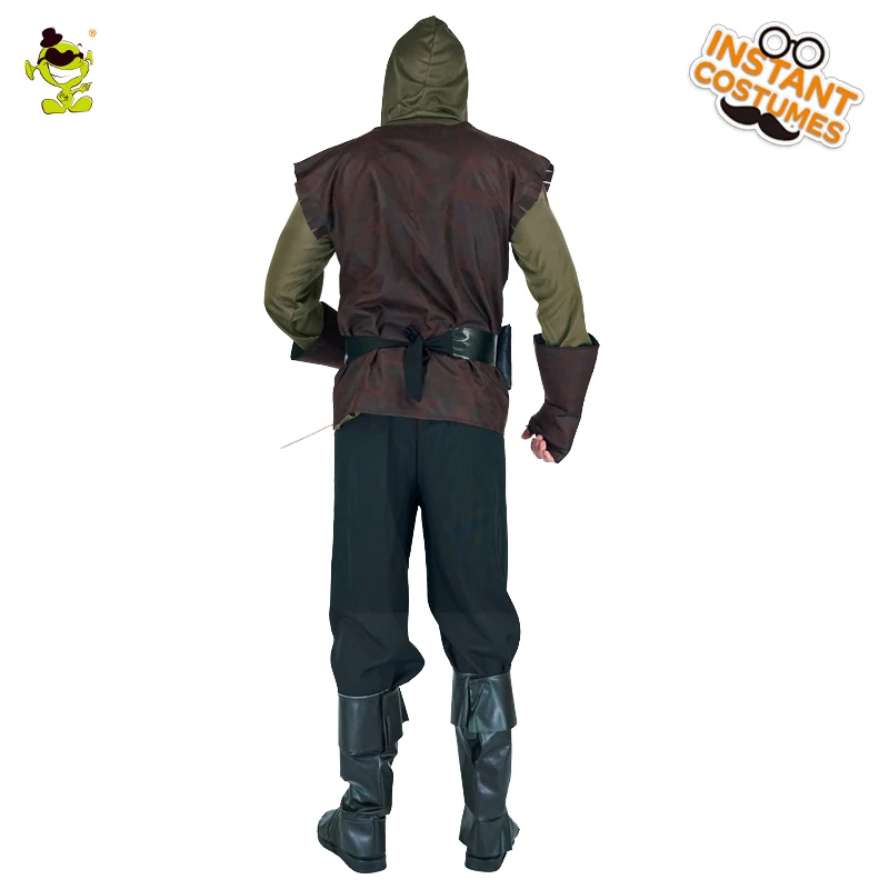 Halloween Party Costume - Robin Hood Fancy Dress for Brave Green Arrow Man Role Play and Masquerade image 4