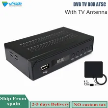 Vmade DVB ATSC HD цифровой эфирный ТВ приемник+ ТВ антенна Full HD 1080P аналоговый конвертер для США/Мексика/Канада/Корея