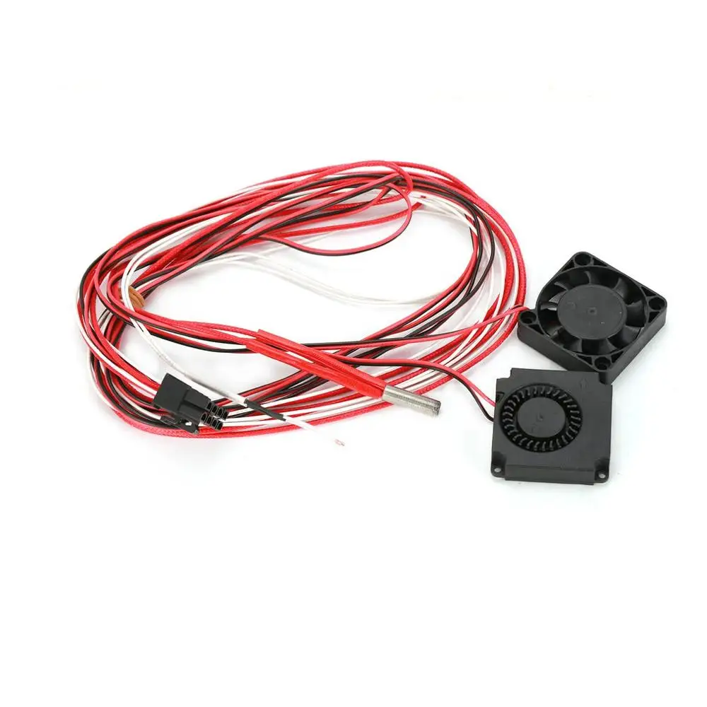 

MK8 Extrusion V5 J-head Heating aluminum block kit 6*20 with Thermistor Ceramic Heater 12V 24V 40W for 3D Printer Part
