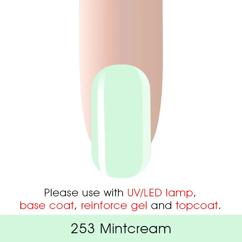 Цветной Гель-лак CANNI для ногтей 194-258, профессиональный салонный светодиодный лак для ногтей, долговечный Блестящий УФ-Гель-лак - Цвет: 253